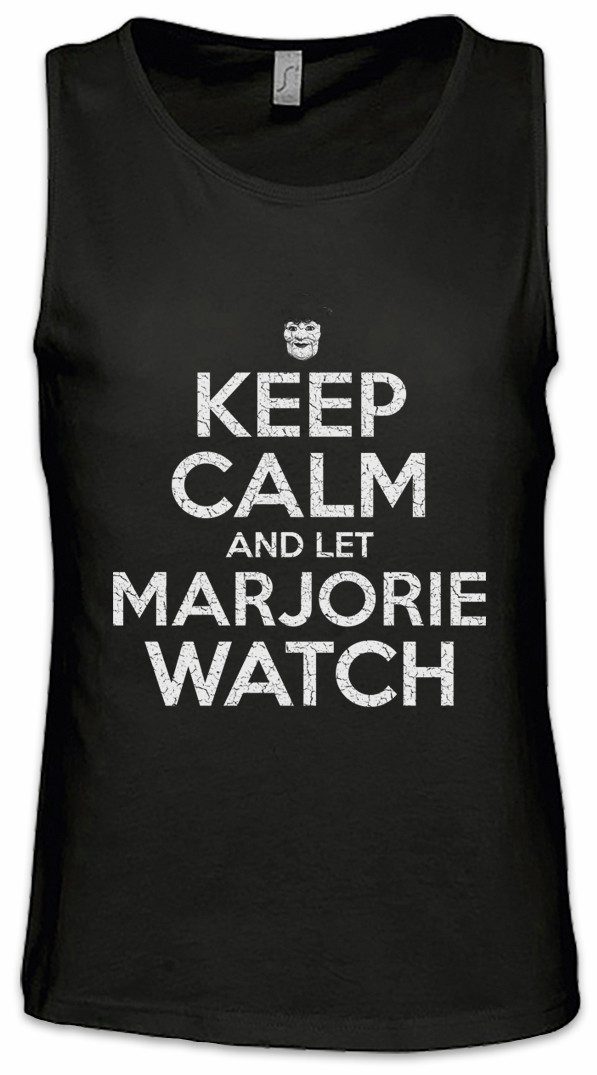 Urban Backwoods Tanktop Let Marjorie Watch Ärmelloses T-Shirt American TV Horror Story AHS Calm Puppe Puppet Chester
