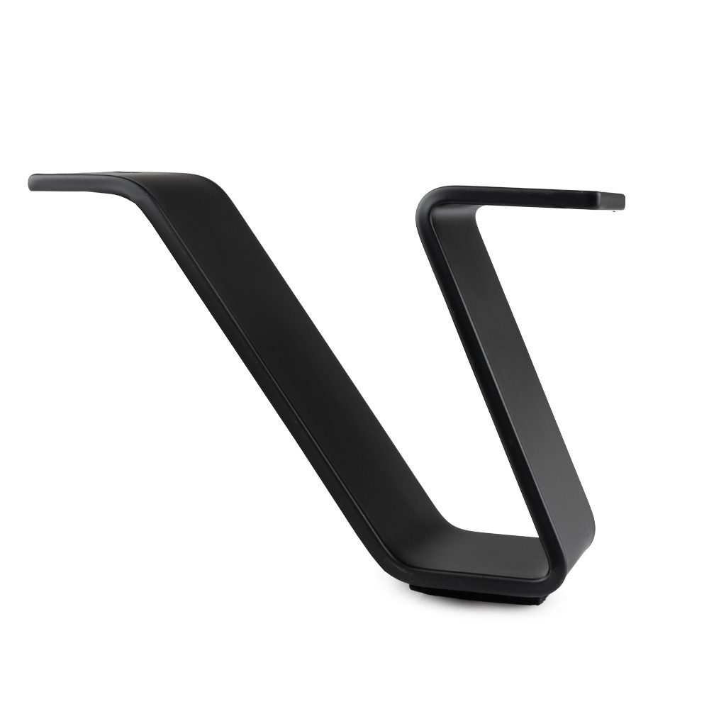 Möbelfuß Möbelfuß Metall 120 mm schwarz matt – modernes Sofa Bein, Tischbein