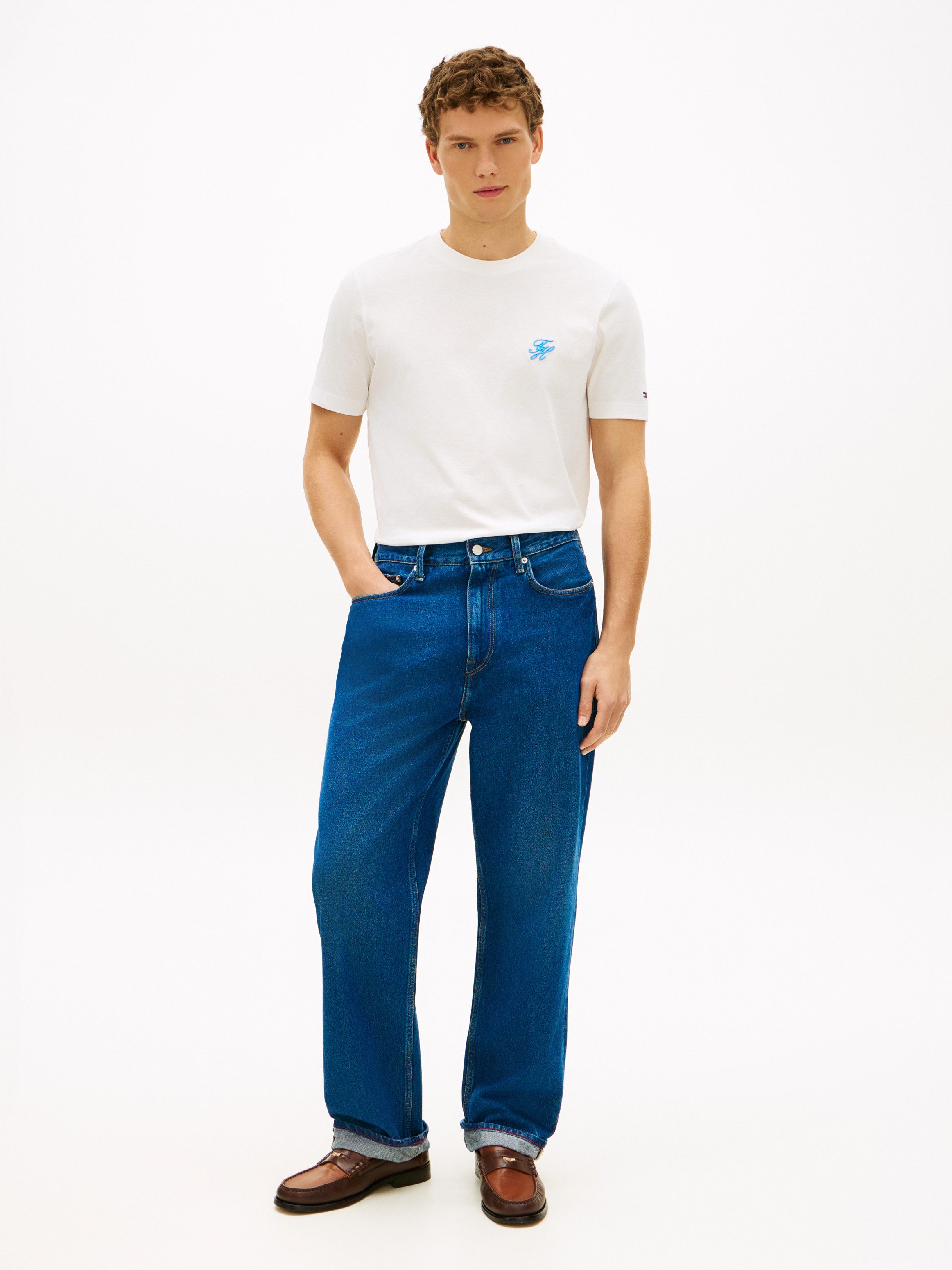 Tommy Hilfiger T-Shirt SCRIPT MONOGRAM SWIMSHOP aus Jersey mit Logo-Stickerei