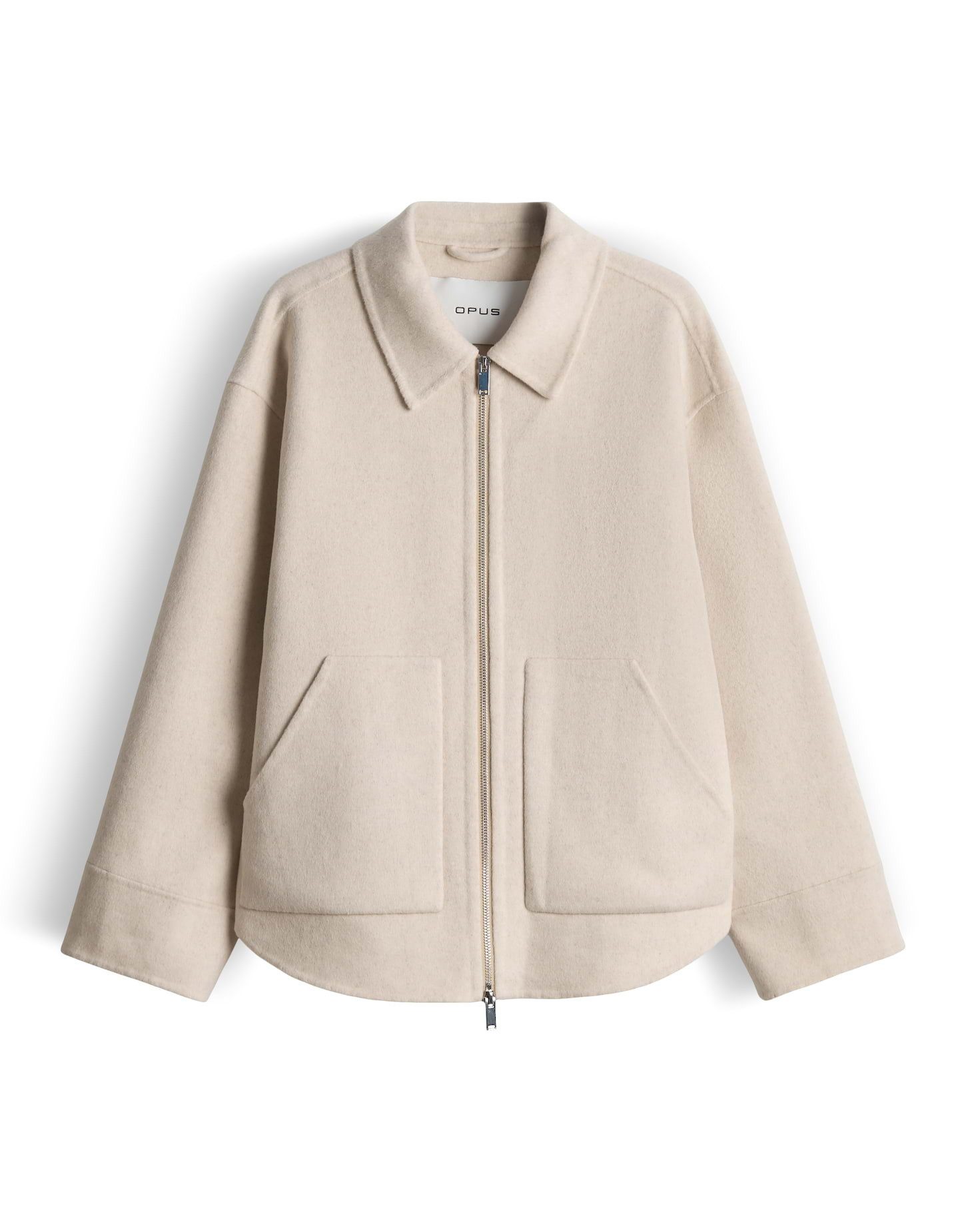 OPUS Wolljacke HILLVYN aus hochwertigem Wolle Mix Weite Passform, gerader S günstig online kaufen