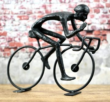 MF Skulptur 6-er Radfahrer Set - Handgefertigte Fahrrad Dekofiguren (6 St)