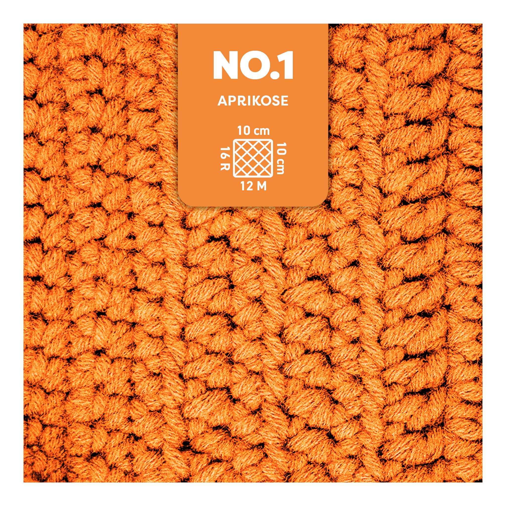 Thumbnail - myboshi No.1 Wolle, Mützenwolle Häkelwolle, 55 m (10-St., No.1 Wolle Original Schnellstrickwolle), Uni
