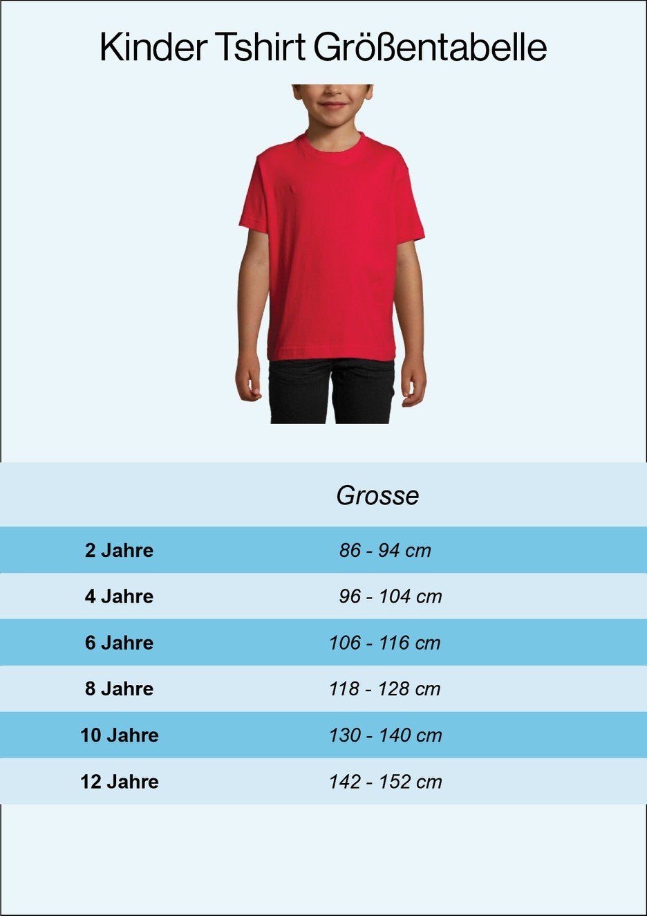 Youth Look Polen T-Shirt Fußball Trikot Designz T-Shirt mit Rot Motiv trendigem im Kinder