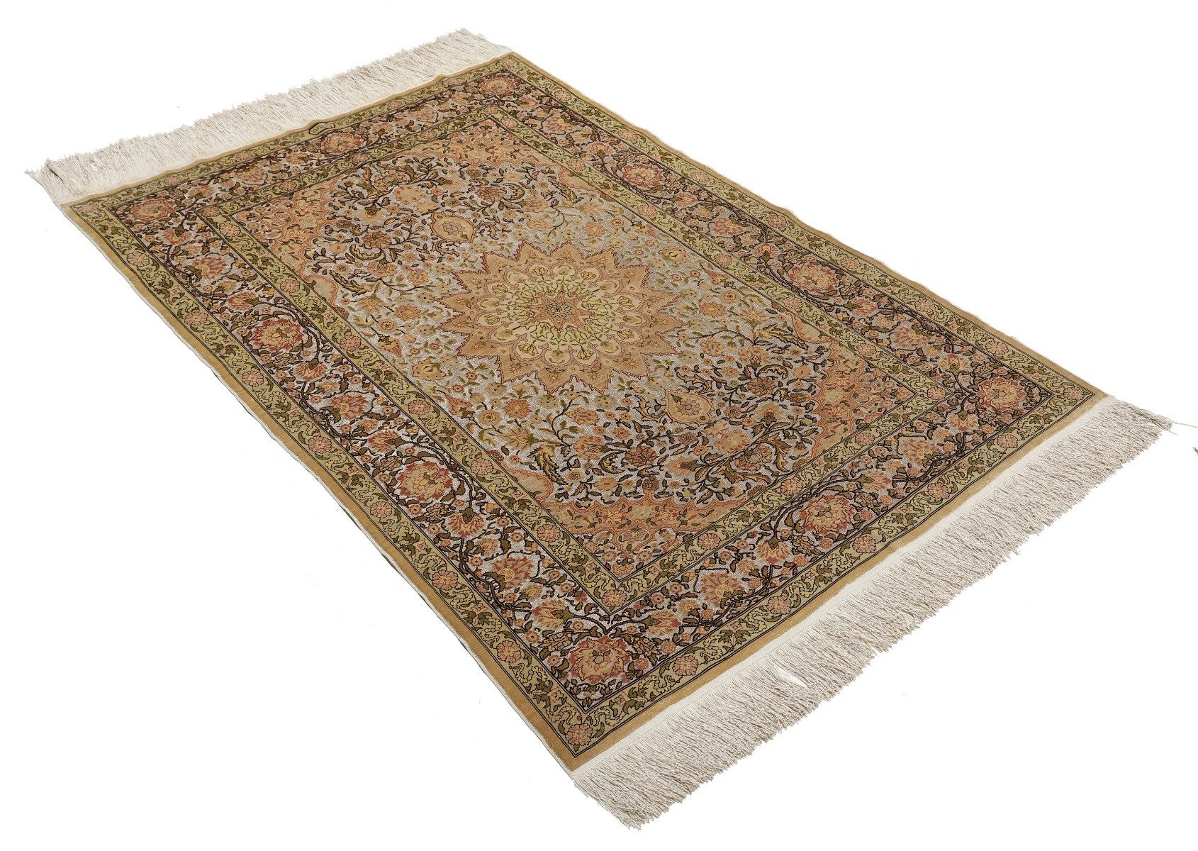 Carpet Avenue Teppich Hereke Seide 160x110, Rechteck, Höhe: 5 mm