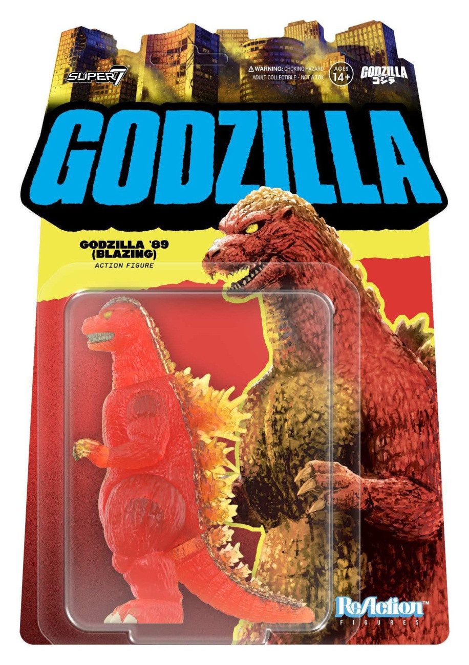 Super7 Actionfigur Godzilla Toho ReAction Actionfigur Godzilla - 1989 (Blazing) 10 cm