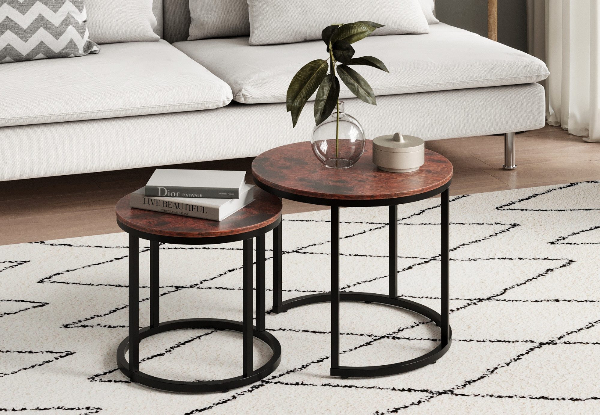 Home Collective Couchtisch 2er Set aus günstig online kaufen