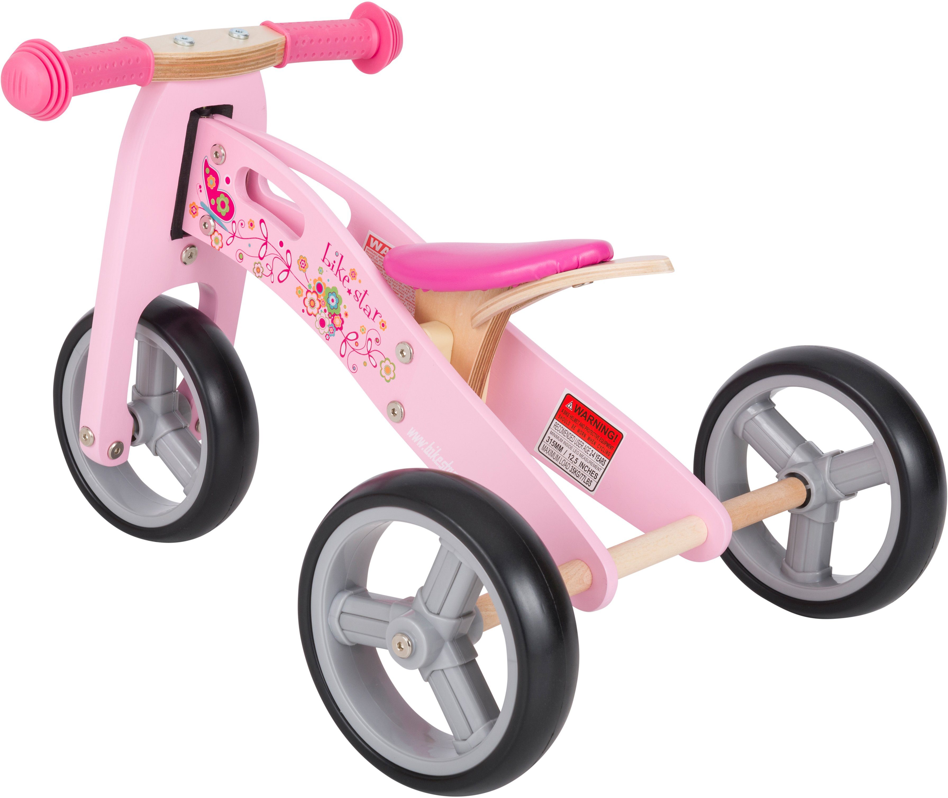 Bikestar Laufrad 2-in-1 7 Zoll