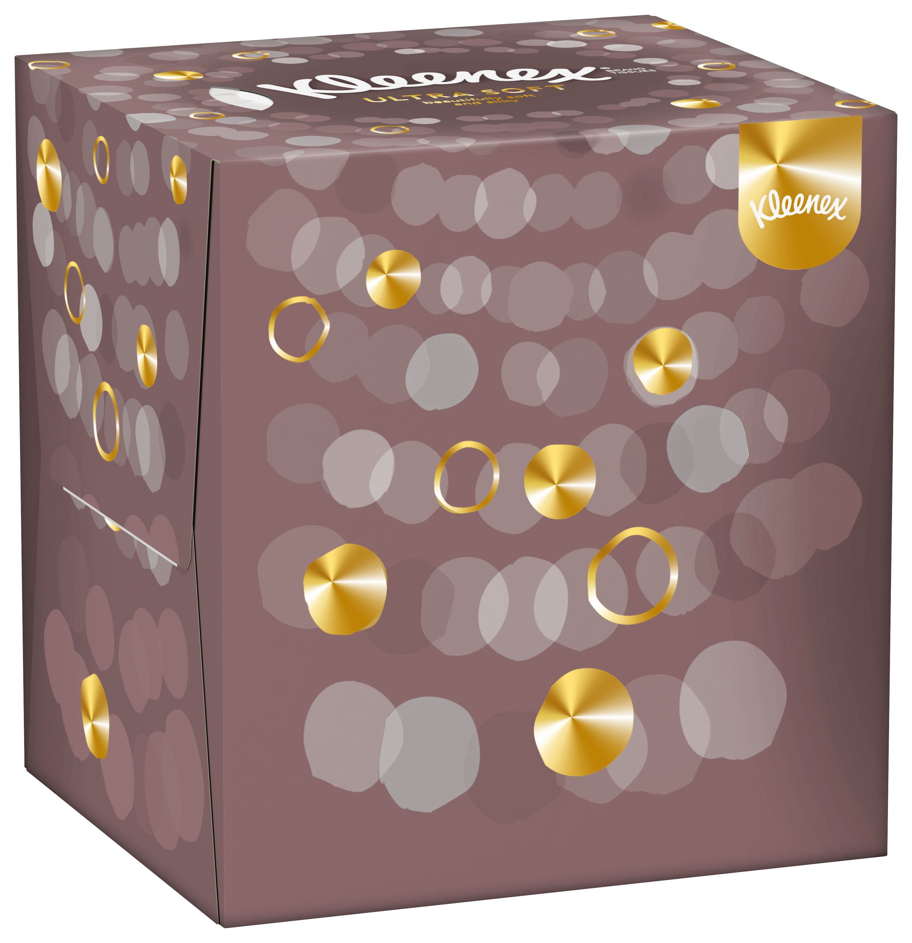KLEENEX Kosmetiktücher Kosmetiktücher-Boxen Ultra Soft extra weich 3-lagig 12x48 Tücher