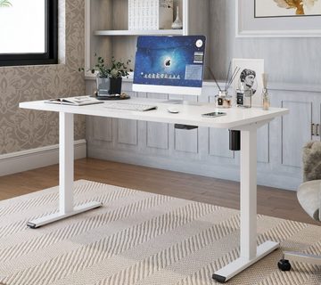FLEXISPOT Schreibtisch EG1/EF1/EP1 (1-St), Elektrisch höhenverstellbares Tischgestell EG1, grau/schwarz/weiß
