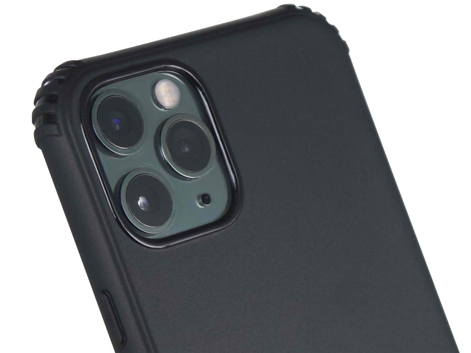 Wisam Smartphone-Hülle für Apple iPhone 11 Pro Max Silikon Case Schutzhülle Schwarz 16,51 cm (6,5 Zoll)