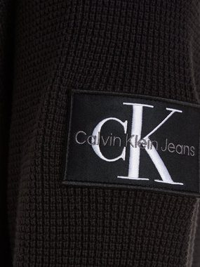 Calvin Klein Jeans Rundhalspullover BADGE EASY SWEATER mit Logopatch
