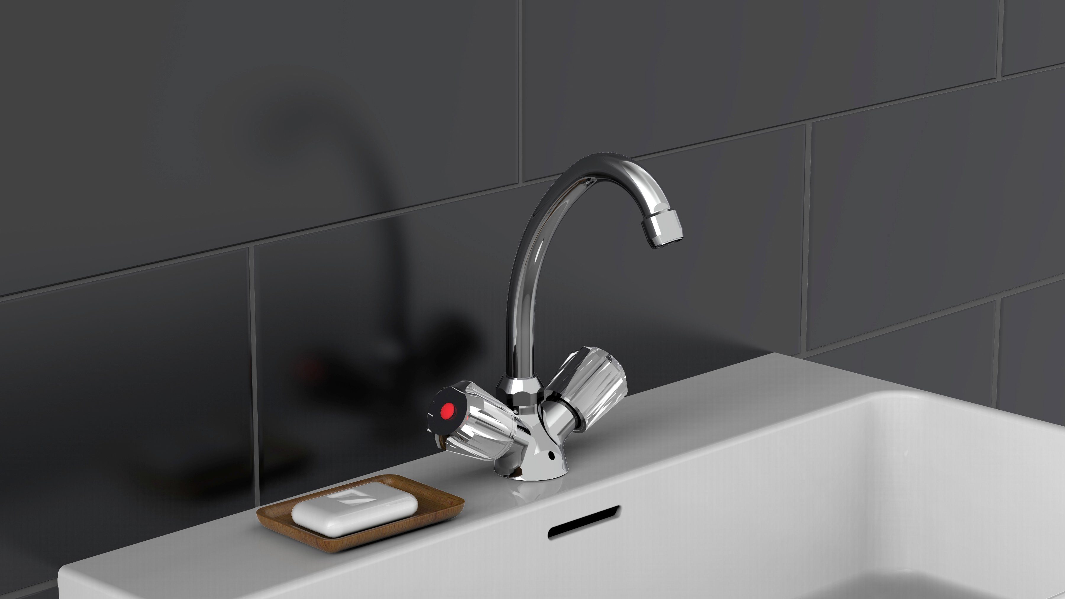 Schütte Waschtischarmatur Savino Wasserhahn, Mischbatterie Waschbecken, günstig online kaufen