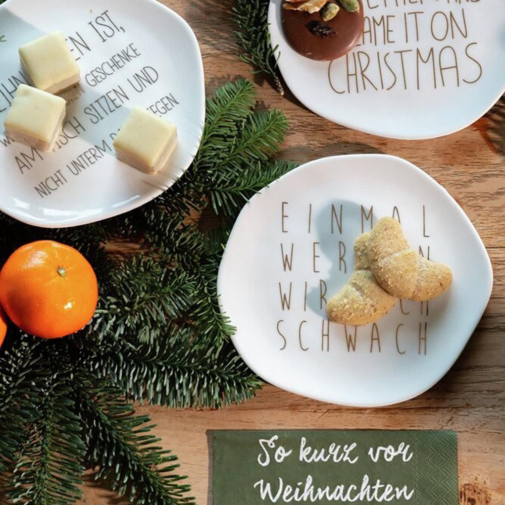 Räder Geschirr Design Teller Klein Weihnachten Ist Wenn Die Besten (14 cm) günstig online kaufen