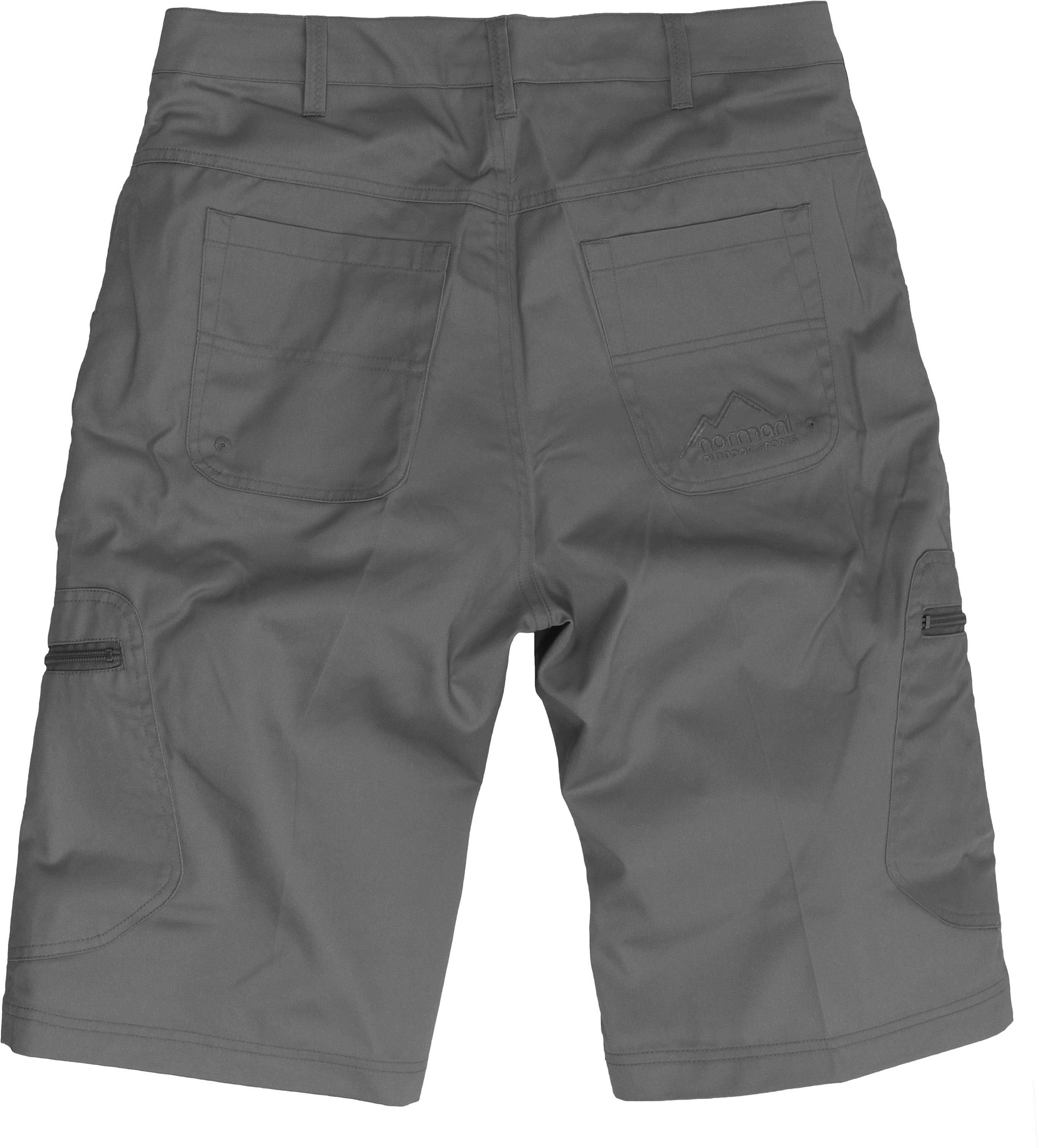 normani Bermudas Shorts Herren Sommershorts UV-Schutz BDU Valley Grau 50+ mit Sonnenschutzfaktor mit