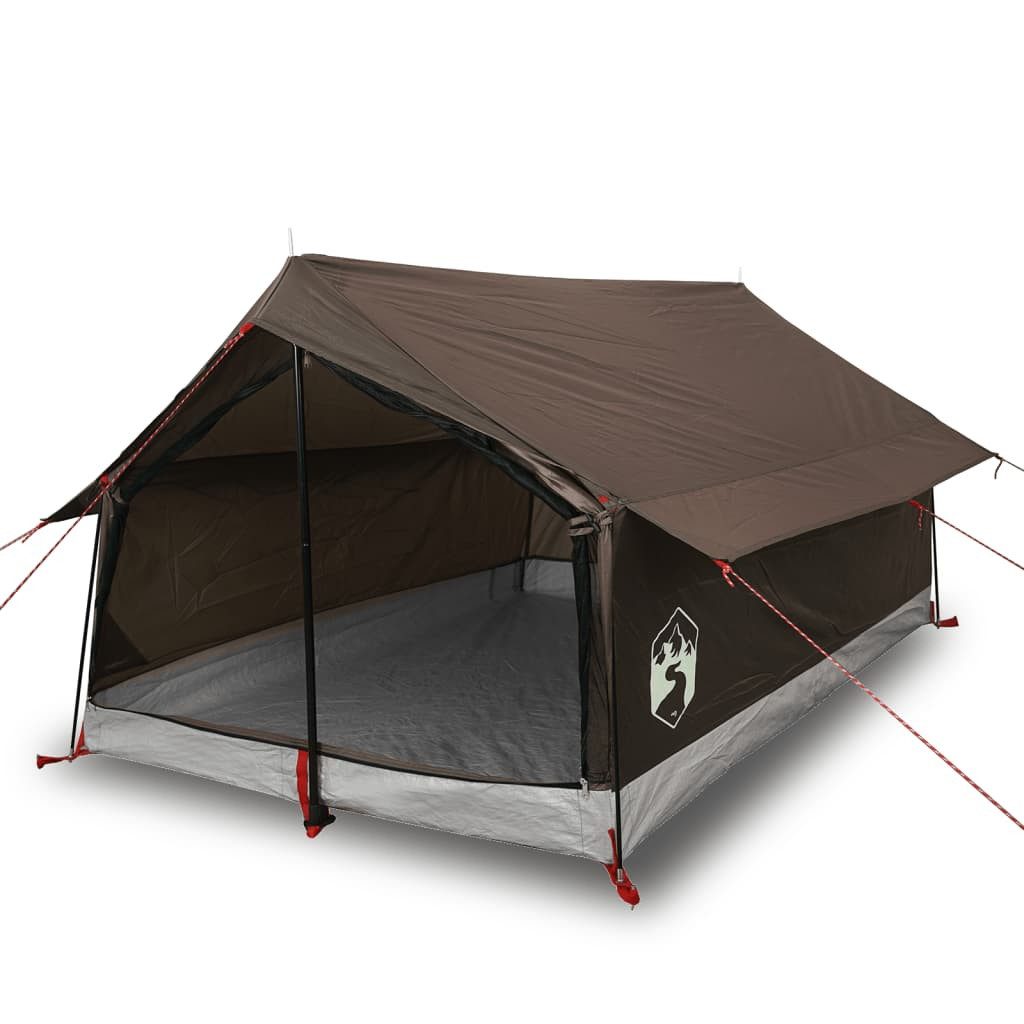 vidaXL Vorzelt NA Campingzelt 2 Personen Braun Wasserdicht