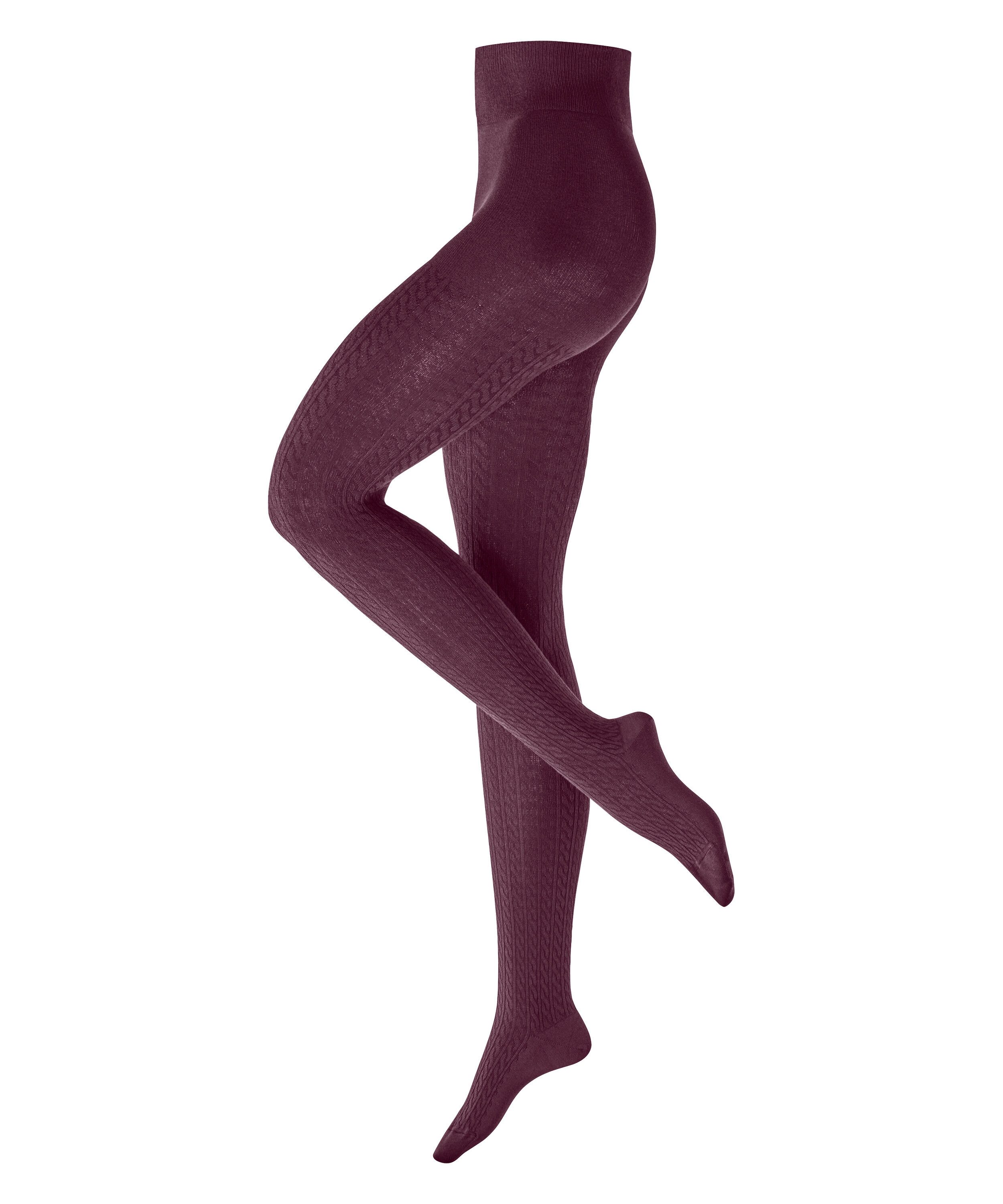 Burlington Strickstrumpfhose Cosy Cottage (1 St) mit klassischem Zopfmuster