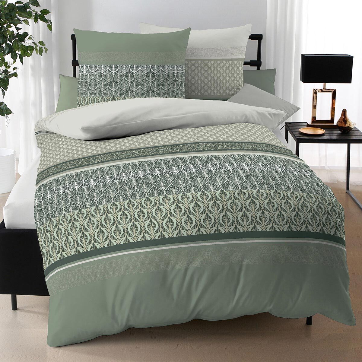 Kaeppel Bettwäsche Valencia, Biber, 2 teilig günstig online kaufen