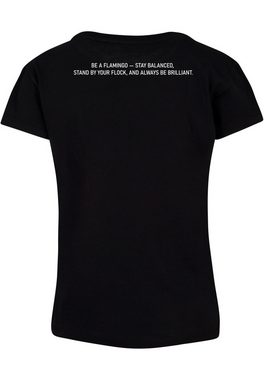 Merchcode T-Shirt Merchcode Damen Ladies Flamingo Box Tee (1-tlg)