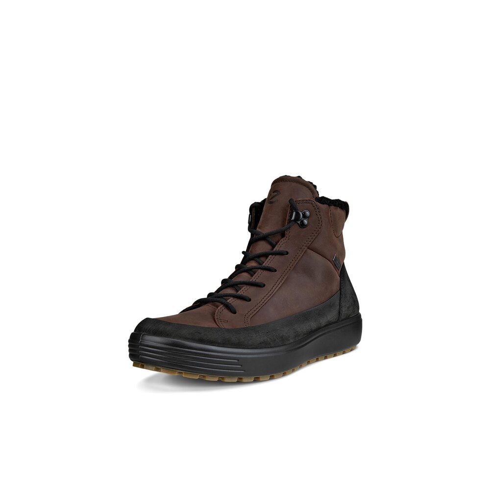Ecco - 450444/59325 - ECCO SOFT 7 TRED M H GTX LEA - Schwarz Stiefel