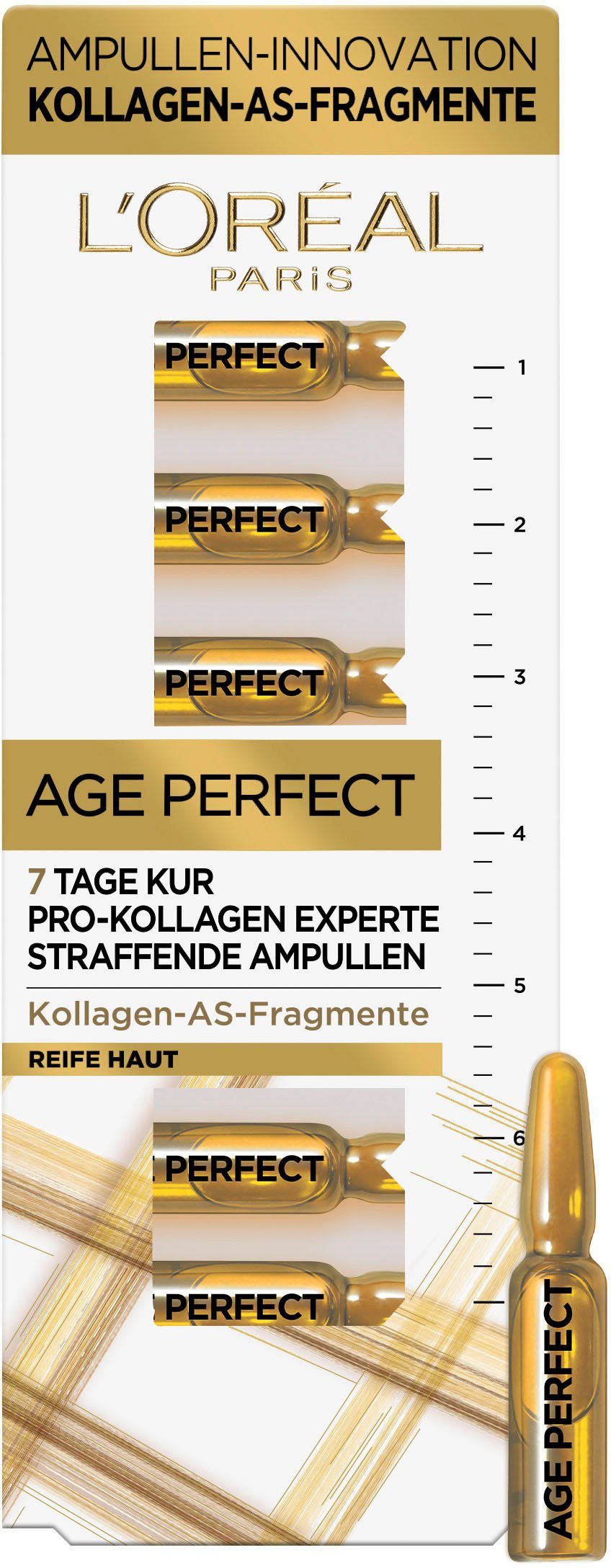Empfohlene Produkte! L'ORÉAL PARIS Gesichtsserum Pro-Kollagen Age Perfect Ampullen