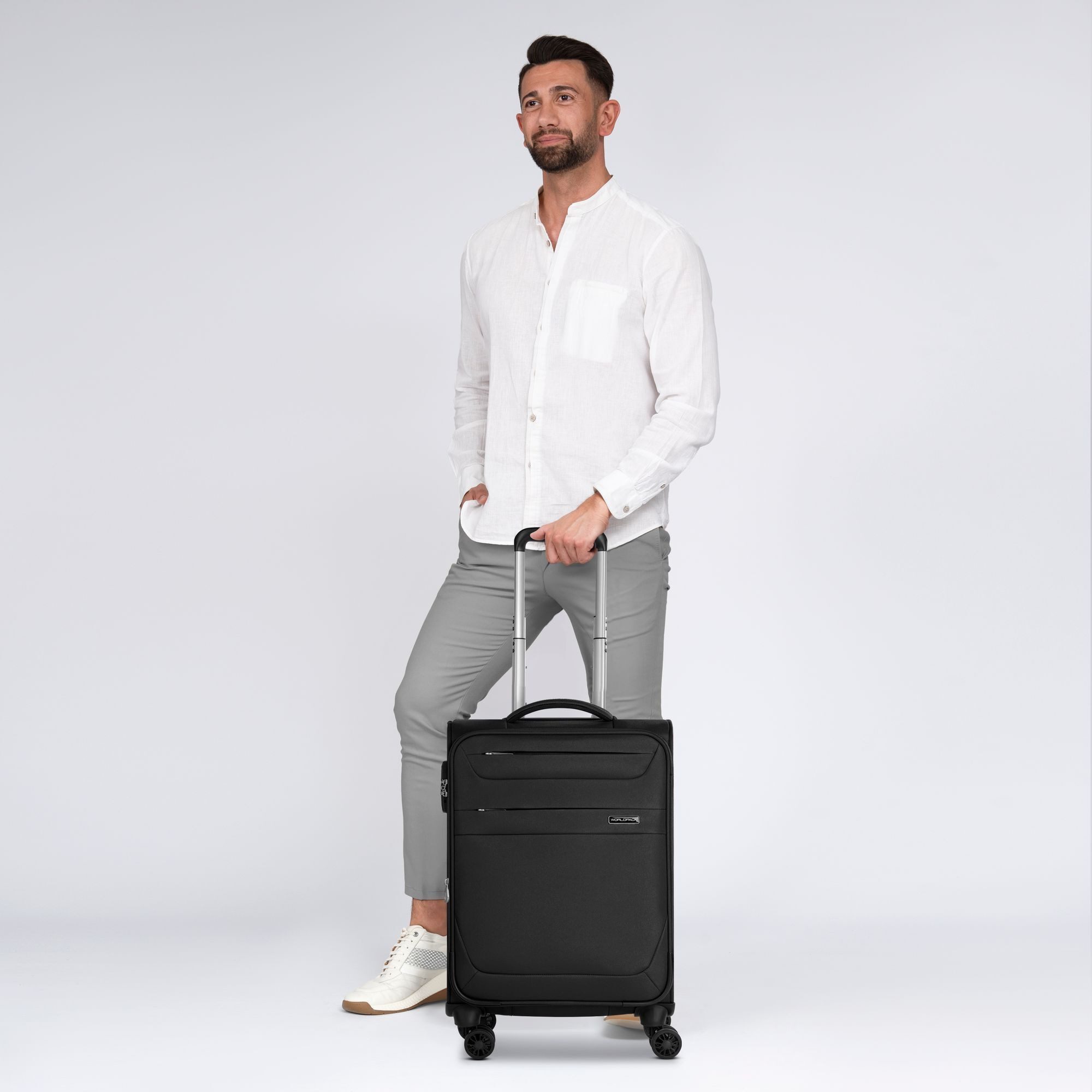 WORLDPACK Handgepäck-Trolley Chicago, 4 Rollen, Polyester günstig online kaufen