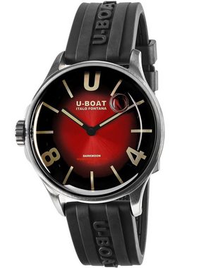 U-Boat Quarzuhr U-Boat 9500 Darkmoon Red SS Soleil Herrenuhr 40mm