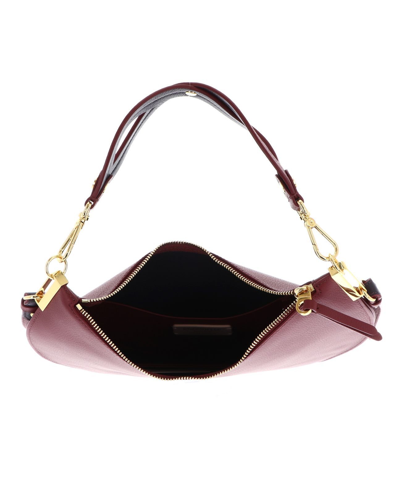 COCCINELLE Schultertasche Handbag Double Grainy Leather, aus echtem Rindsleder