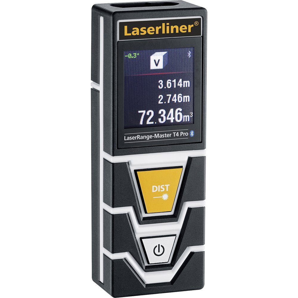 LASERLINER Entfernungsmesser Laserliner LaserRange-Master T4 Pro Laser-Entfernungsmesser Bluetoot, (LaserRange-Master T4 Pro)