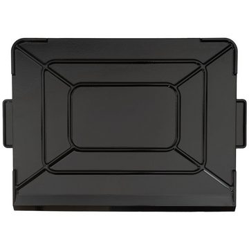 BBQ-Toro Grillplatte Gusseisen, 59 x 41 cm, BBQ Plancha emailliert, Grillpfanne