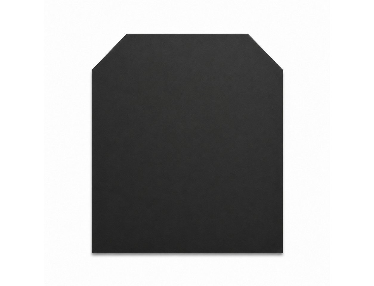 Hanseatic Bodenschutzplatte für Kaminöfen Sechseck 100 Stahl, 1-St., Stahl-Sechseck, 100 x 120 cm, 2mm Stärke, schwarz, zum Funkenschutz
