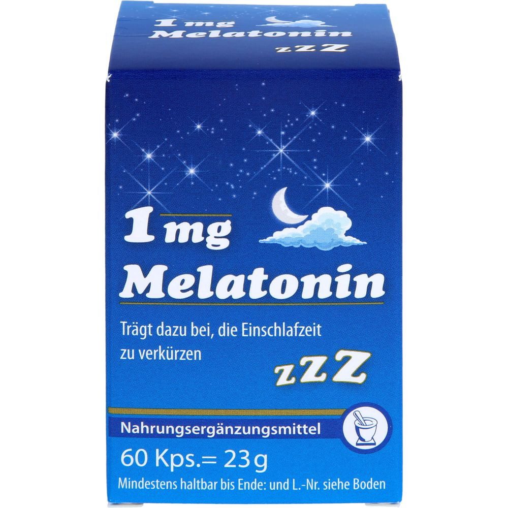 Pharma Peter GmbH MELATONIN 1 mg Kapseln Kapseln, 60 St.