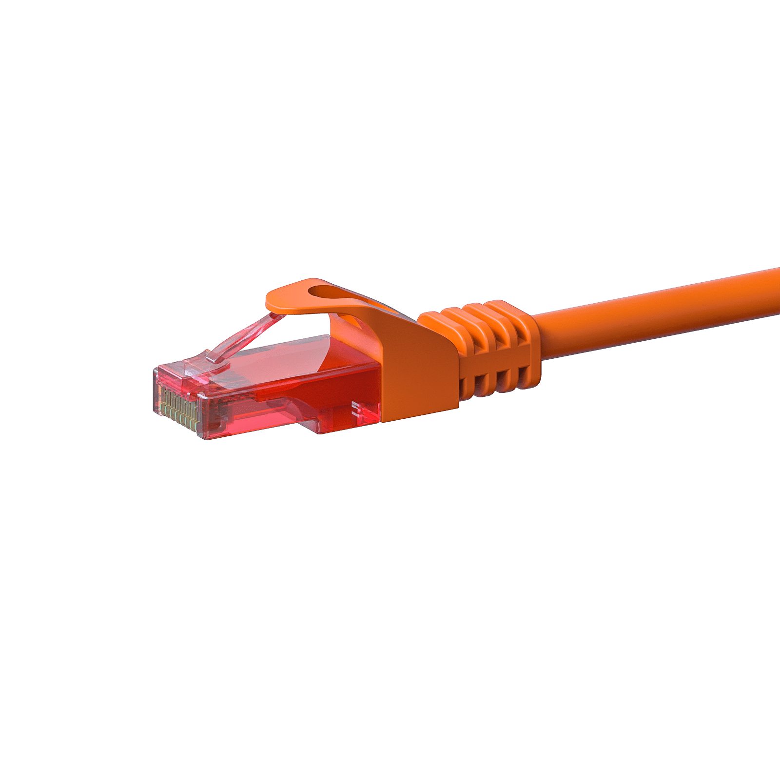 Danicom CAT6 Netzwerkkabel, U/UTP, 0,15 Meter, Orange, 100% Kupfer Netzwerkkabel, RJ45, RJ45 (15 cm), Cat6, 100% Kupfer