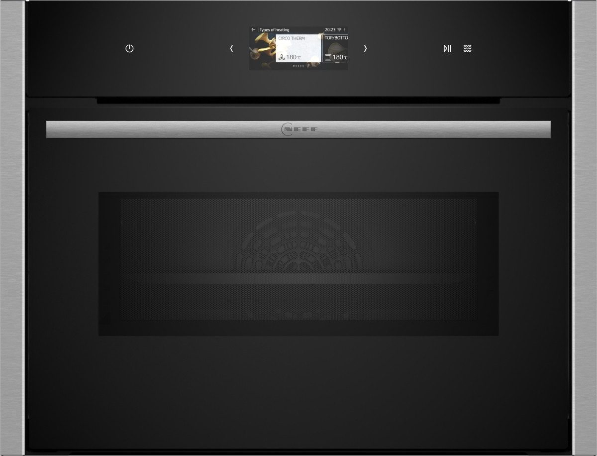 NEFF Backofen mit Mikrowelle N 90 C24MS31N0, Eco Clean mit Easy Clean, Soft Close & Soft Opening, Backofen mit Mikrowelle