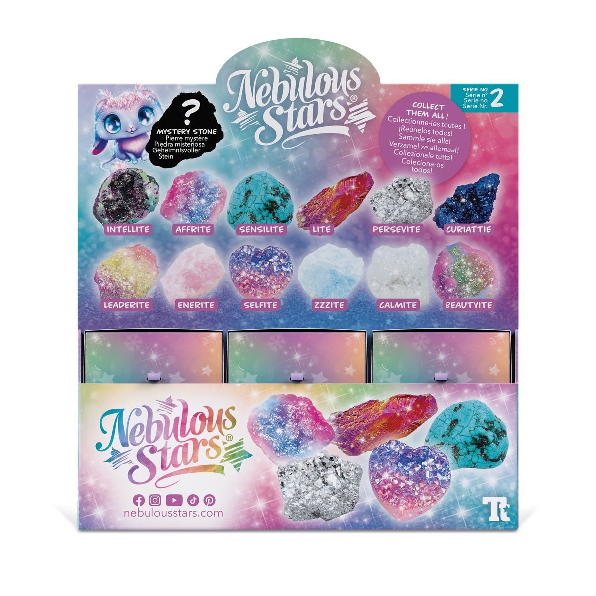 Toynamics Europe Deko-Granulate Nebulous Stars Sammelbare Sternensteine - Box