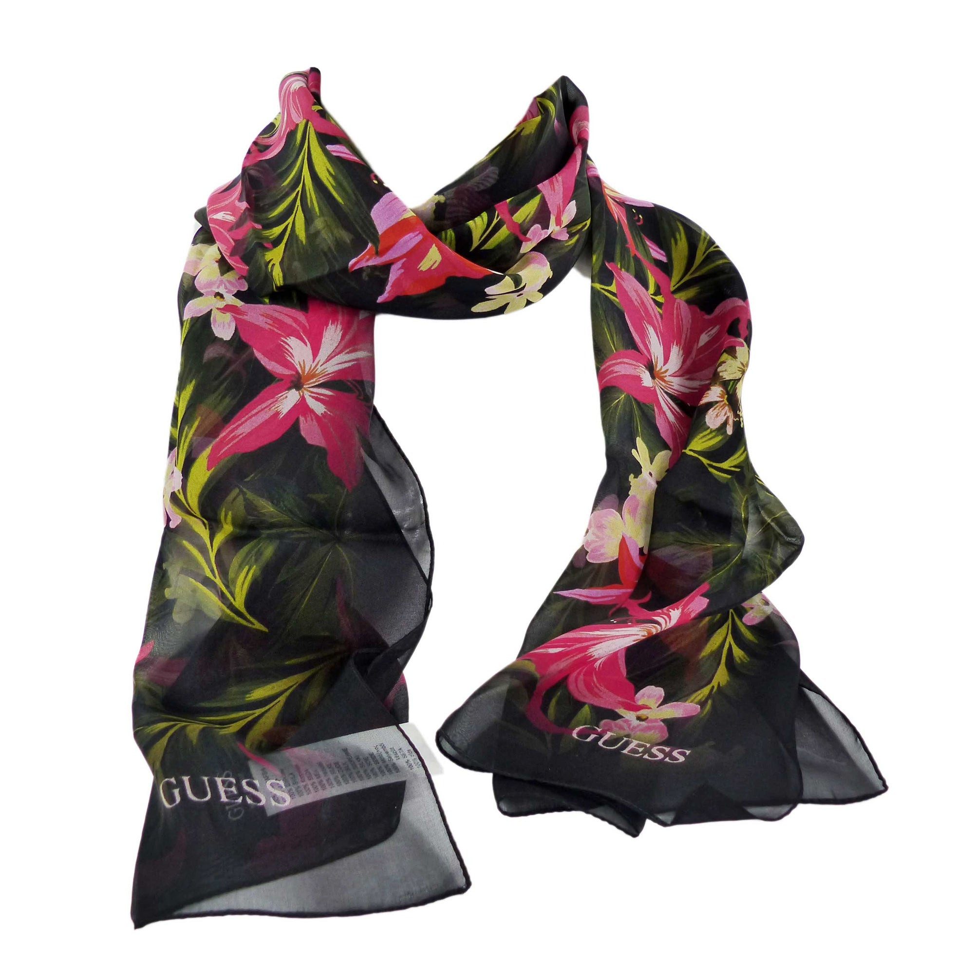 Guess Seidenschal Modeschal Foulard Halstuch