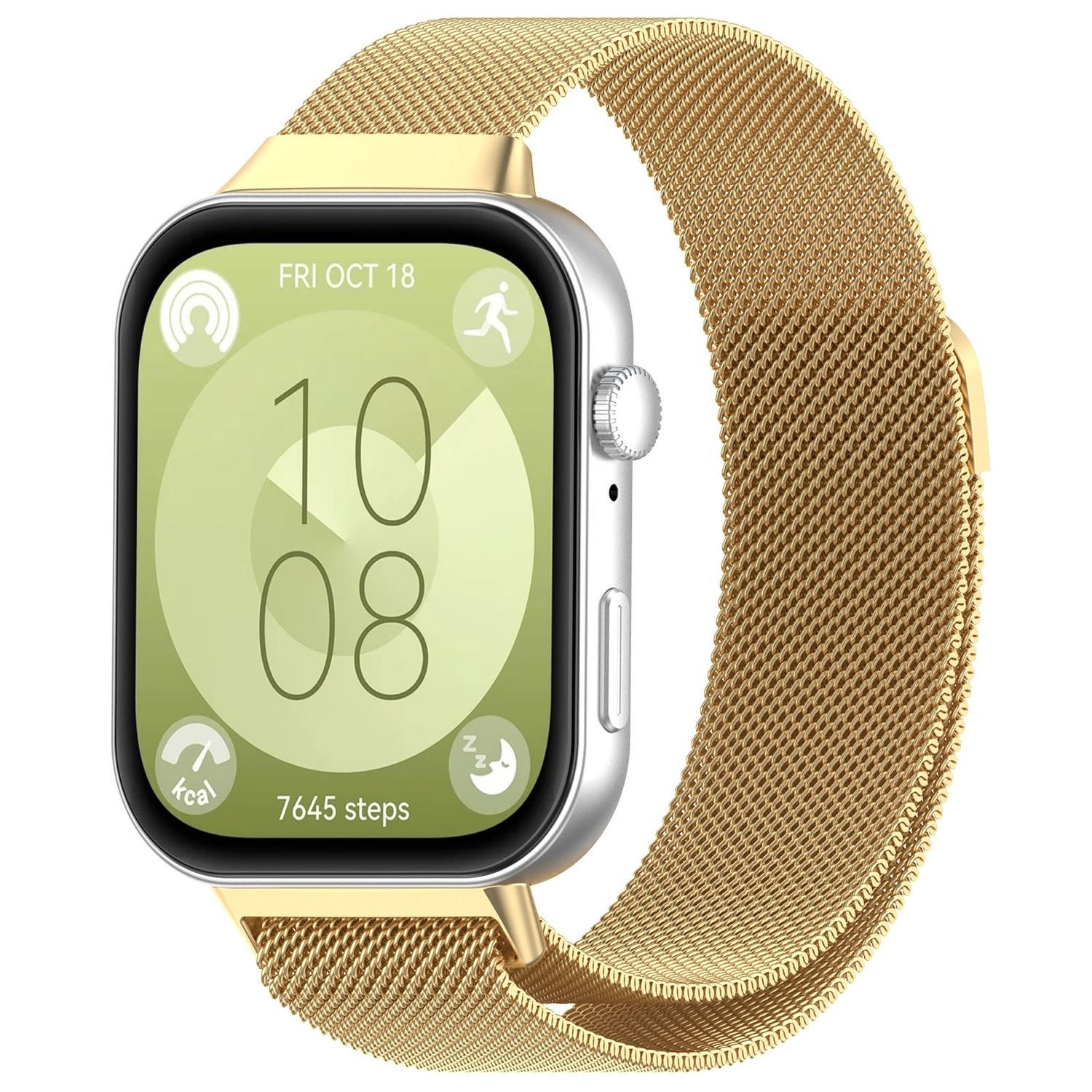 Wigento Smartwatch-Armband Milanese Metal Smart Watch günstig online kaufen