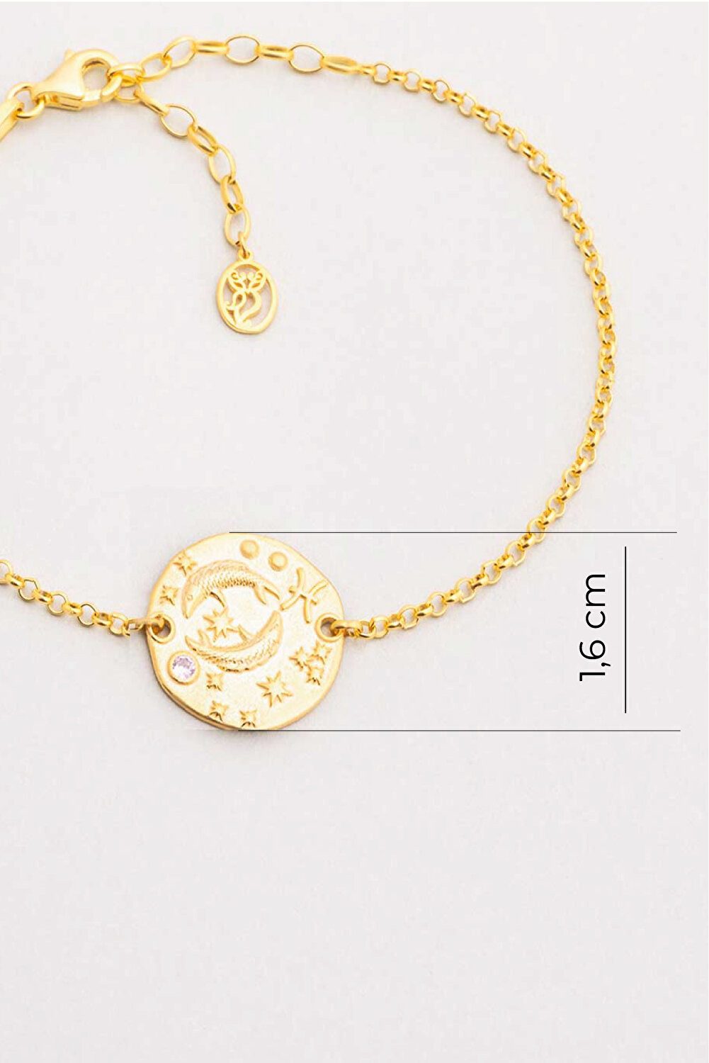 So CHIC... Armband Fische 18K Gelbgold beschichtet 20 cm Silber Armband günstig online kaufen