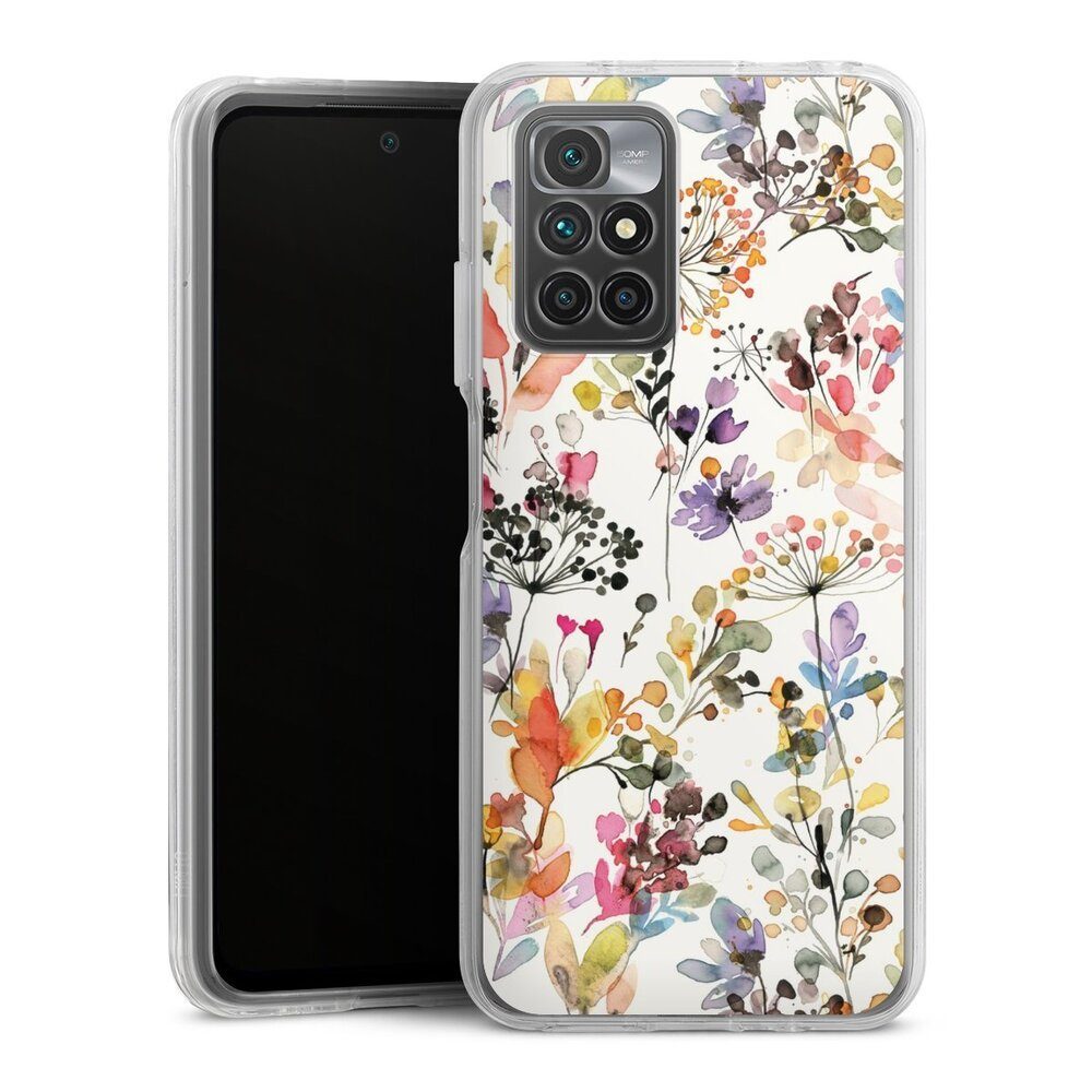 DeinDesign Handyhülle Blume Muster Pastell Wild Grasses, Xiaomi Redmi 10 2022 Hülle Bumper Case Handy Schutzhülle