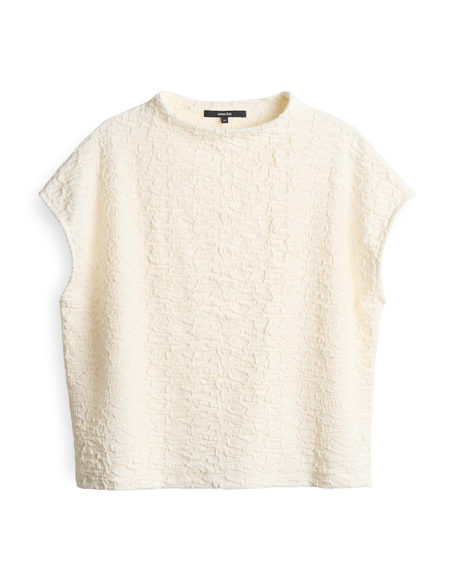 someday Kurzarmshirt KENNIE Regular in 3D Struktur günstig online kaufen