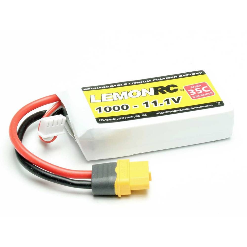 LemonRC LiPo Akku 1000 - 11.1V (35C 15709 Akku