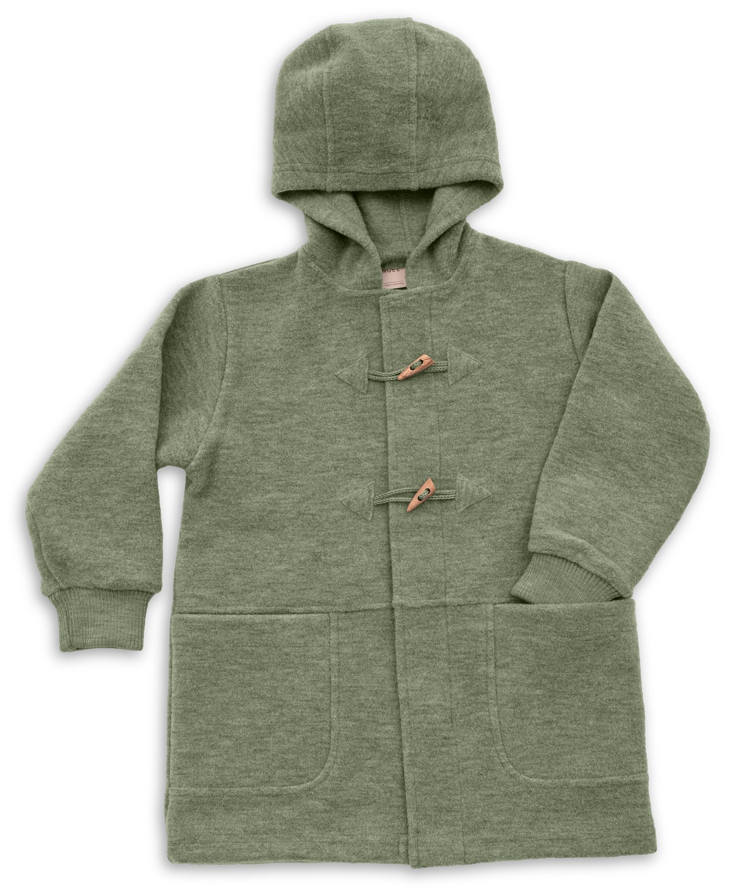 Engel Naturkleidung Wollmantel Kinder-Mantel, Walk mit Kapuze