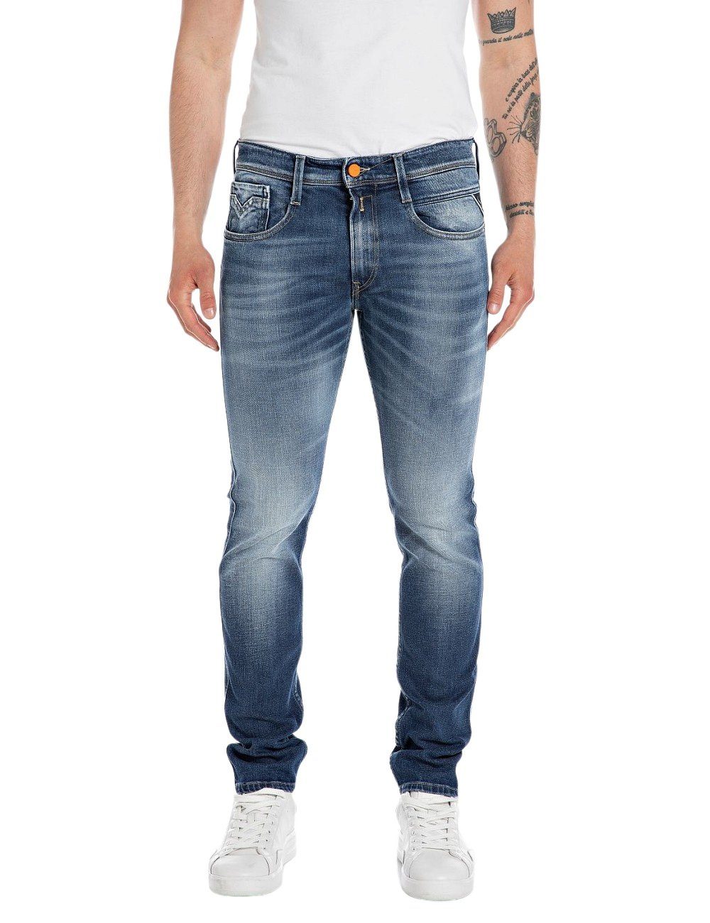 ANBASS Stretch Replay mit Slim-fit-Jeans