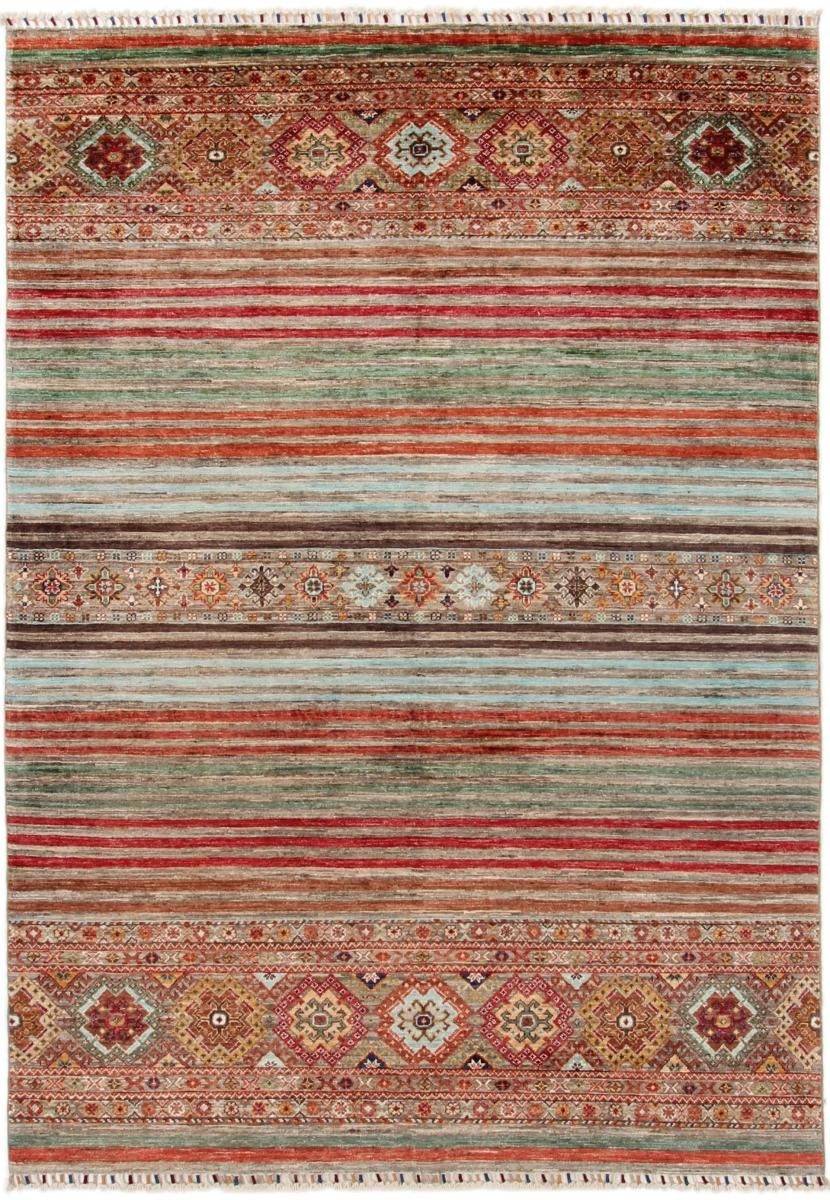 Orientteppich Arijana Shaal 175x245 Handgeknüpfter Orientteppich, Nain Trading, rechteckig, Höhe: 5 mm
