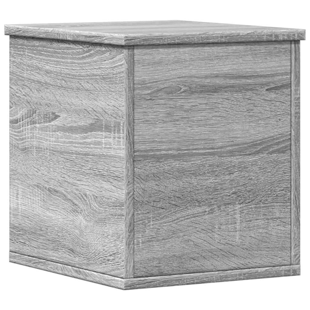 vidaXL Aufbewahrungsbox Truhe Grau Sonoma 30x35x35 cm Holzwerkstoff (1 St)