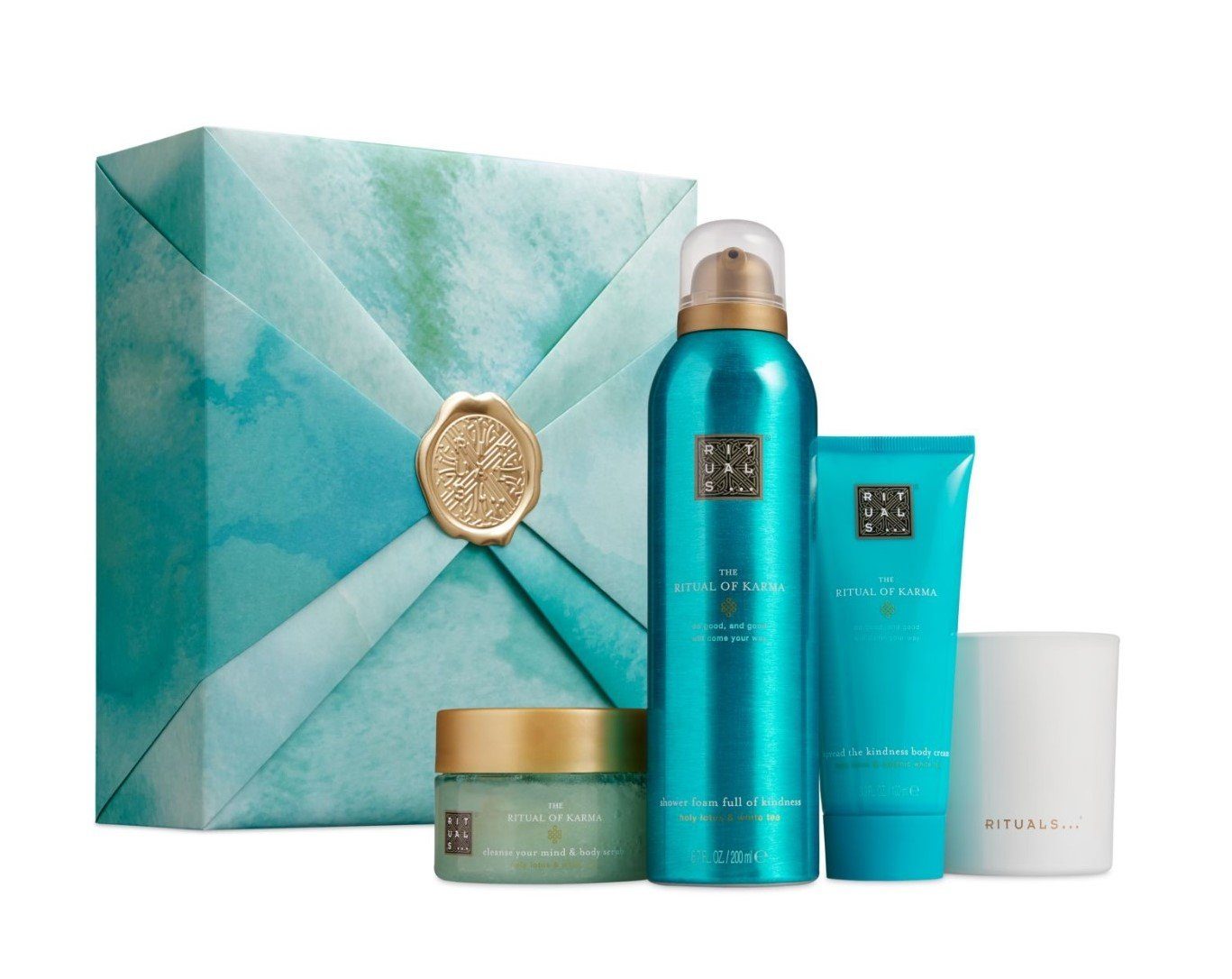 Rituals Pflege-Geschenkset Karma Set Medium, 4-tlg.