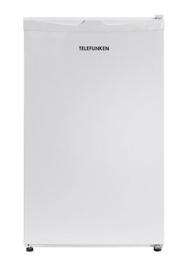 Telefunken Kühlschrank CF-33-101-W, 82.1 cm hoch, 48 cm breit, Tischkühlschrank mit Eiswürfelfach, 89 L Gesamt-Nutzinhalt