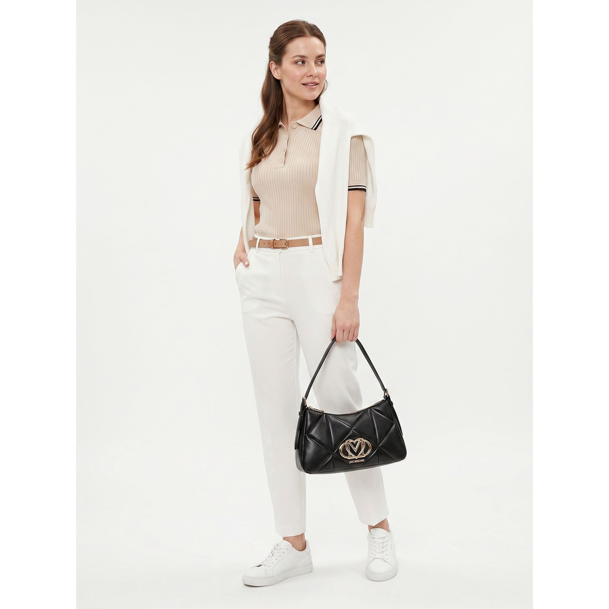 LOVE MOSCHINO Schultertasche, Polyurethan