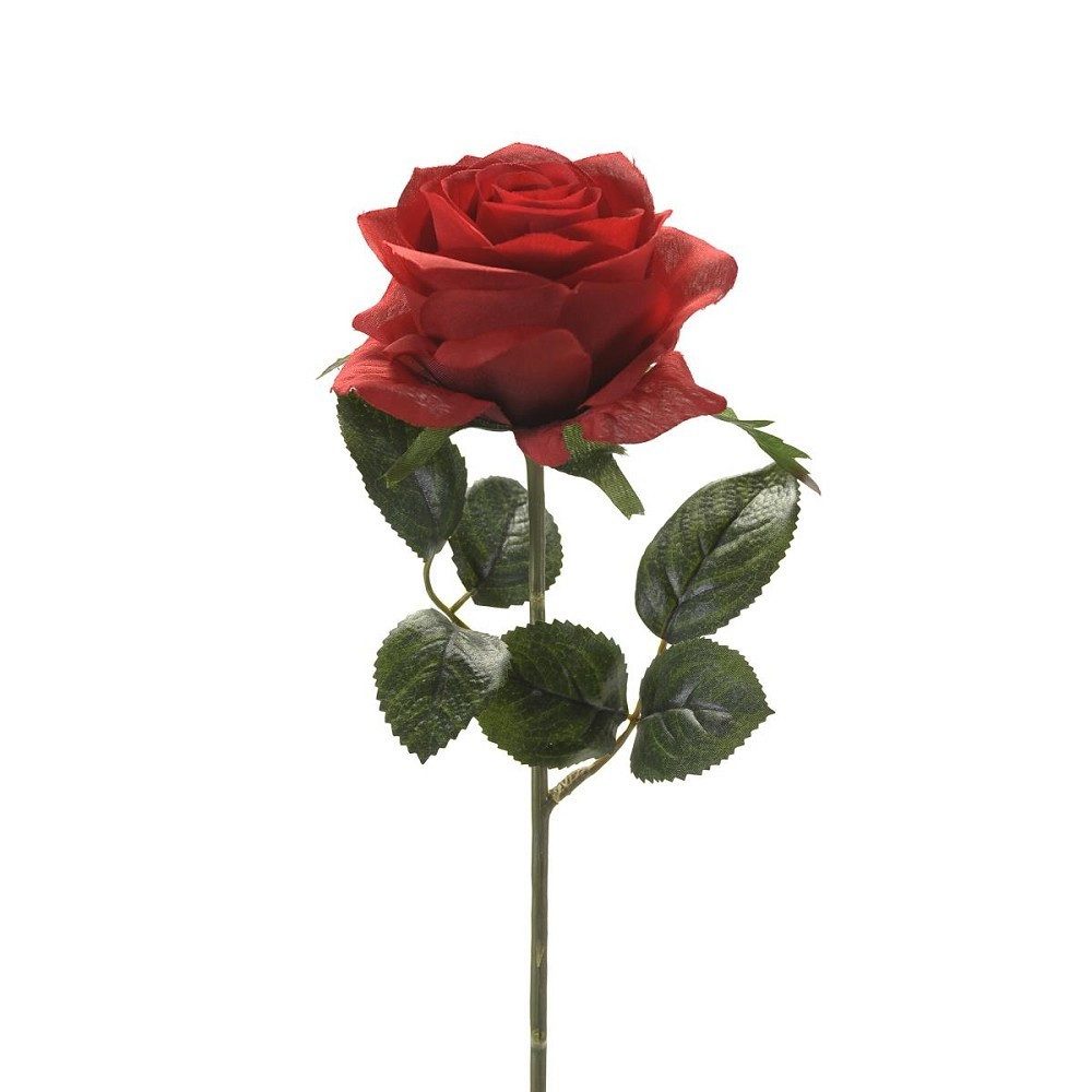 Kunstblume Rot, Durchmesser 7 cm, Emerald, günstig online kaufen