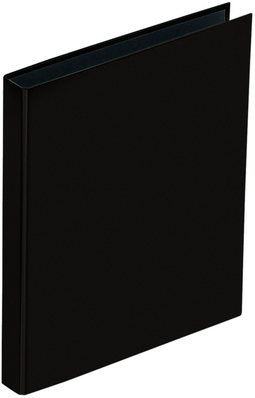 Präsentationsordner Ringbuch A5 20mm 2 Ringe schwarz