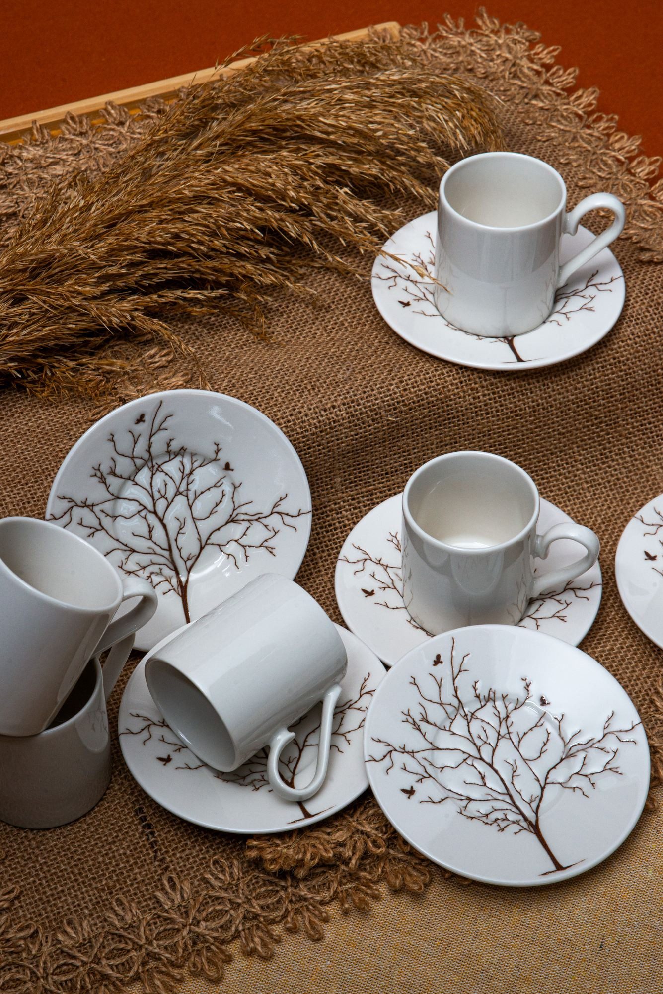 Hermia Concept Espressotasse Becher, 12-tlg., Porzellan, 12-teiliges Set